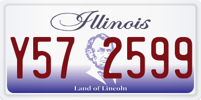 IL license plate Y572599