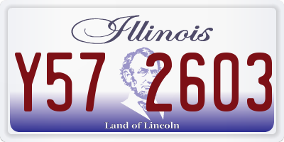 IL license plate Y572603