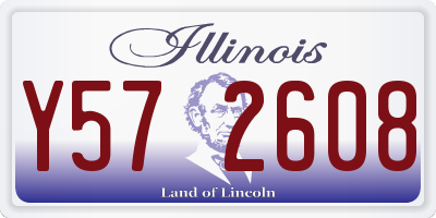 IL license plate Y572608