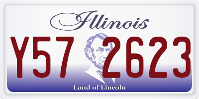 IL license plate Y572623