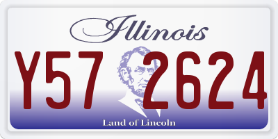 IL license plate Y572624