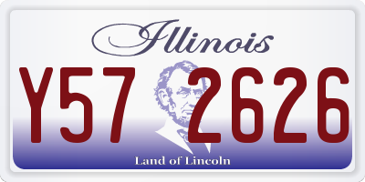 IL license plate Y572626