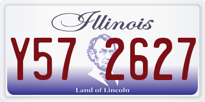 IL license plate Y572627