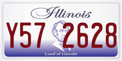 IL license plate Y572628