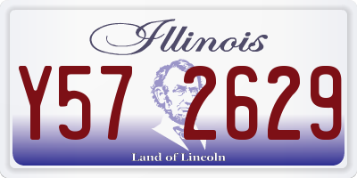 IL license plate Y572629