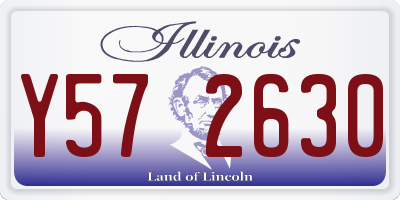 IL license plate Y572630
