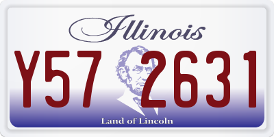 IL license plate Y572631
