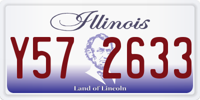 IL license plate Y572633