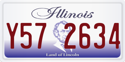 IL license plate Y572634