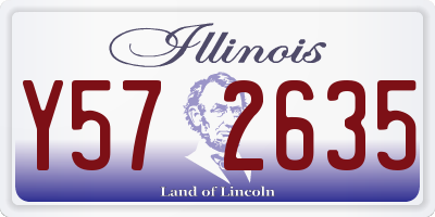 IL license plate Y572635