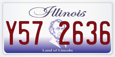 IL license plate Y572636