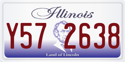 IL license plate Y572638
