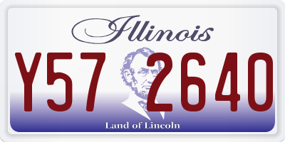 IL license plate Y572640