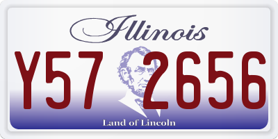 IL license plate Y572656