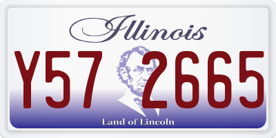 IL license plate Y572665