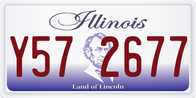 IL license plate Y572677