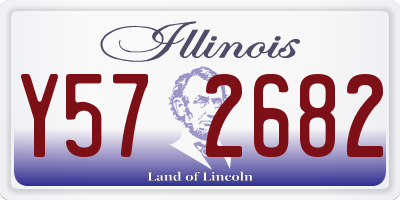 IL license plate Y572682