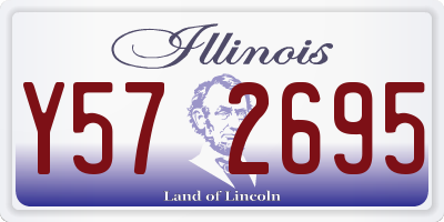 IL license plate Y572695