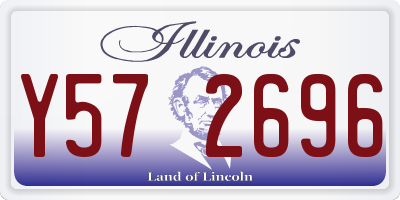 IL license plate Y572696