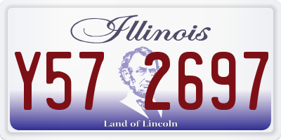 IL license plate Y572697