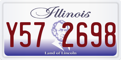 IL license plate Y572698