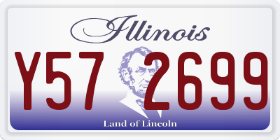 IL license plate Y572699