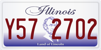 IL license plate Y572702
