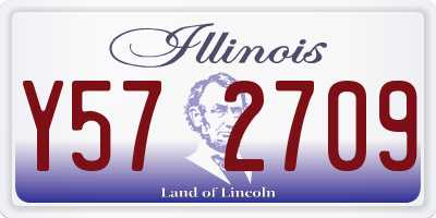 IL license plate Y572709