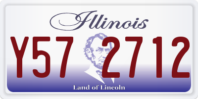 IL license plate Y572712