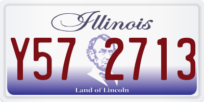 IL license plate Y572713