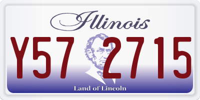 IL license plate Y572715