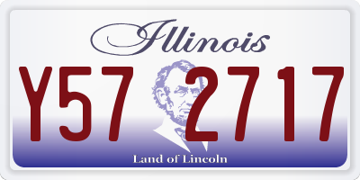 IL license plate Y572717