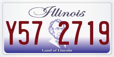 IL license plate Y572719