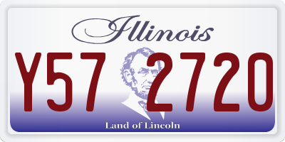 IL license plate Y572720