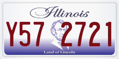 IL license plate Y572721