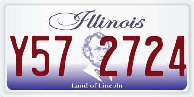 IL license plate Y572724