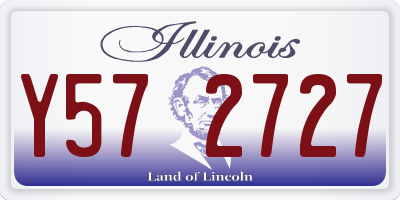 IL license plate Y572727