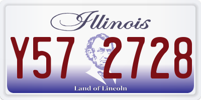 IL license plate Y572728