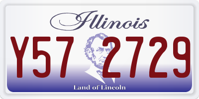 IL license plate Y572729