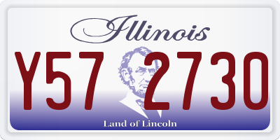 IL license plate Y572730