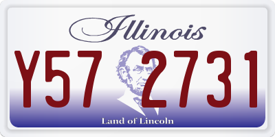 IL license plate Y572731