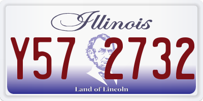 IL license plate Y572732