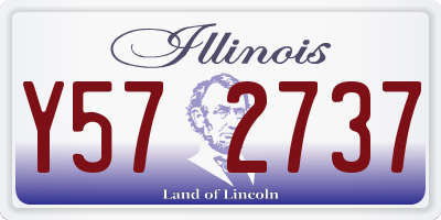 IL license plate Y572737