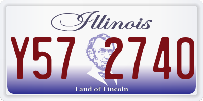 IL license plate Y572740