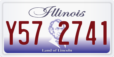IL license plate Y572741