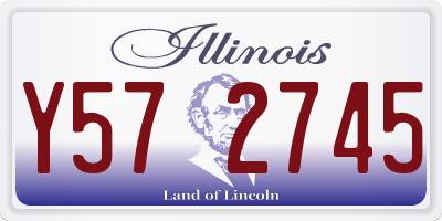 IL license plate Y572745