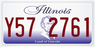 IL license plate Y572761