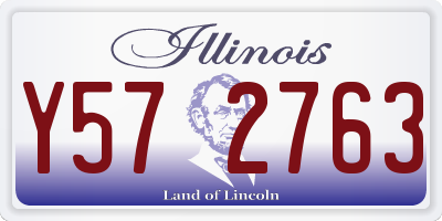 IL license plate Y572763