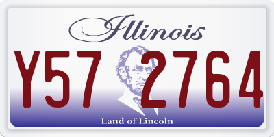 IL license plate Y572764