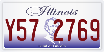 IL license plate Y572769